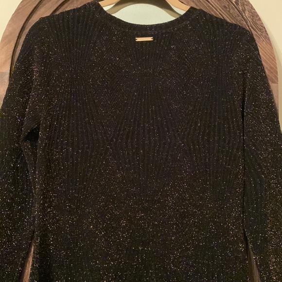 MICHAEL KORS Black & Gold Diamond Bomb Dress Large - Picture 9 of 12